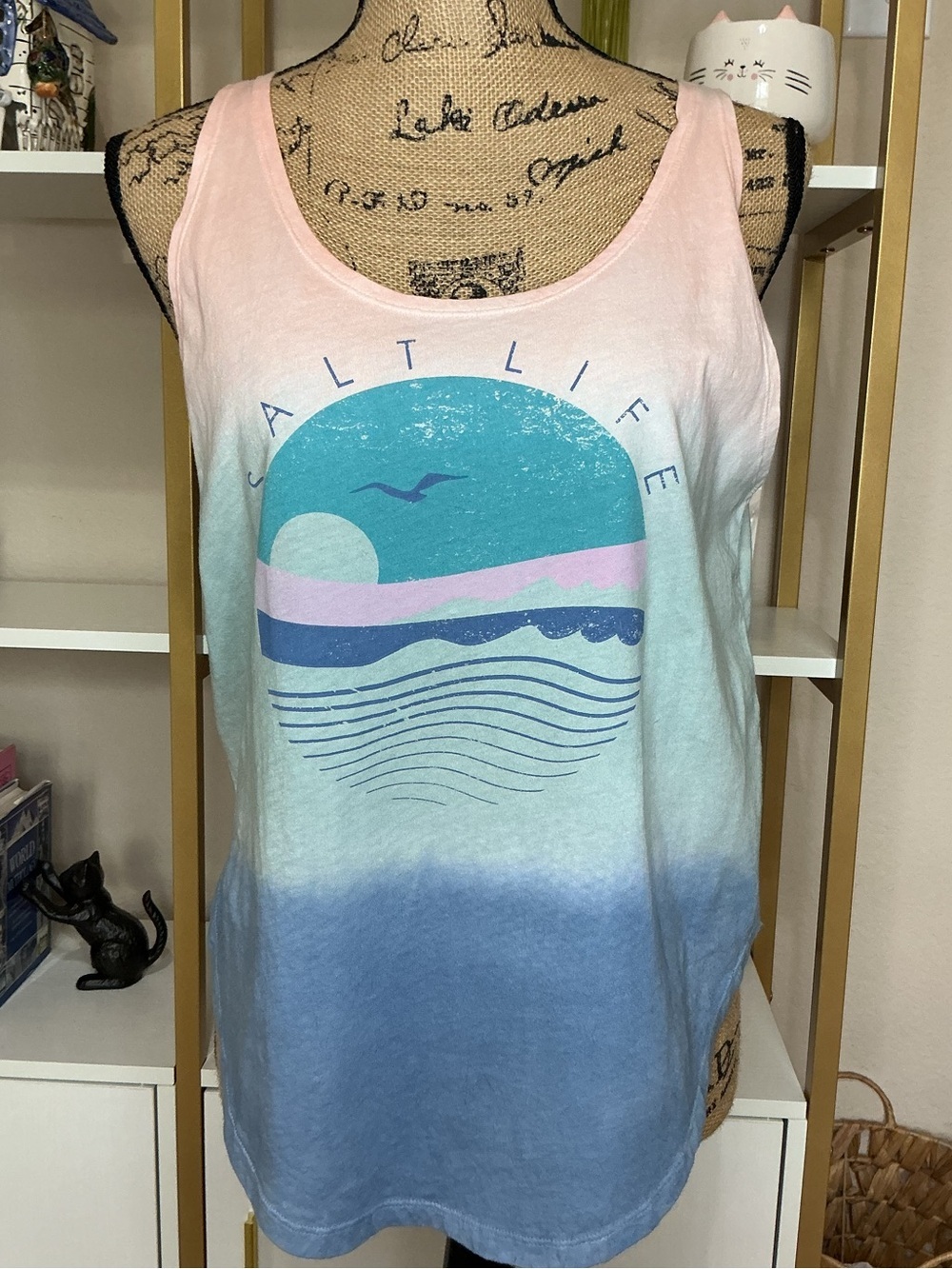 Salt Life Pastel Gradient Tank Top
